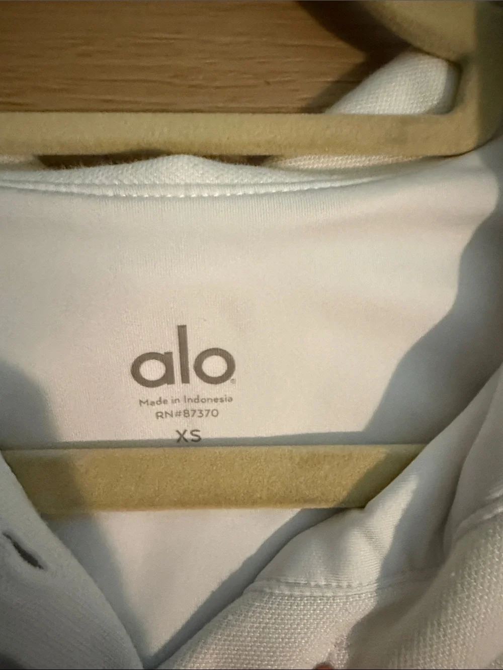 Alo Cropped Polo Top